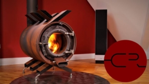 YouTuber Creates Elegant and Functional Air Vent Stove from Car Tire Rims