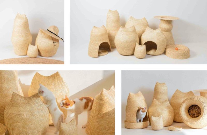 Core77 Design Awards: WHECAT Cat Houses Made from Wheat Straws