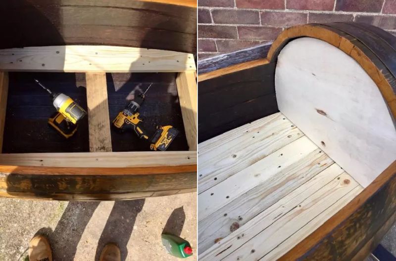 Harry Newman, a UK-based dad-to-be who has crafted a crib for his unborn child out of a Jack Daniel's whisky barrel