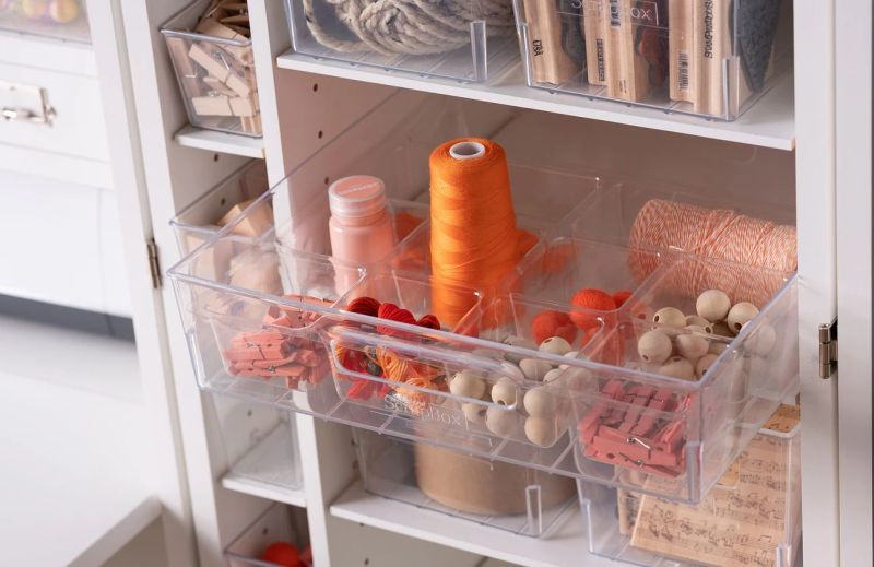 DreamBox Craft Station by Craft Room Hides Within a Cabinet