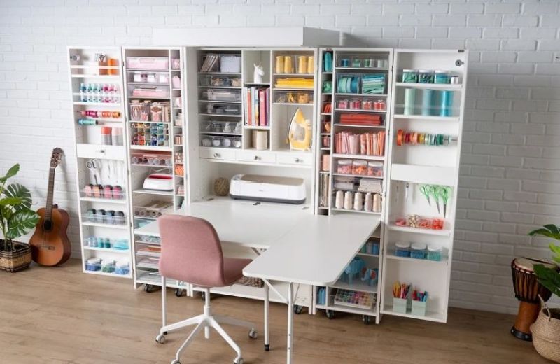 DreamBox Is A Storage Cabinet Meets Workspace For Crafters