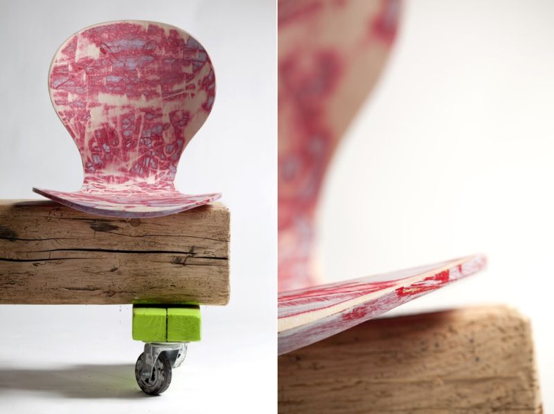 Luva Bornoffi’s Salami Chair Combines Art, Design and Upcycling