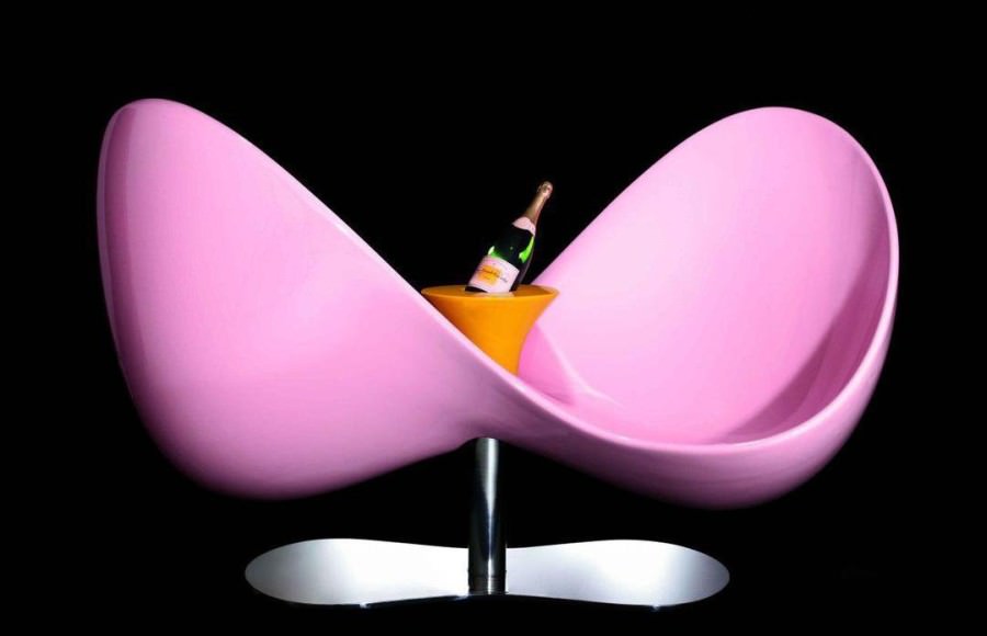 Veuve Clicquot Loveseat by Karim Rashid