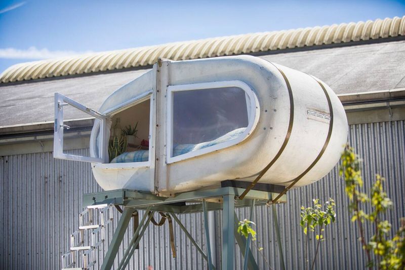 Sleeping Pod at Culture Campsite in Rotterdam