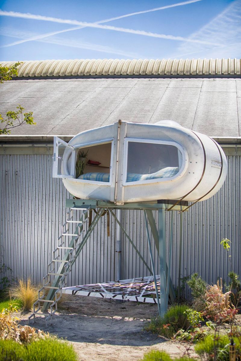 Sleeping Pod at Culture Campsite in Rotterdam