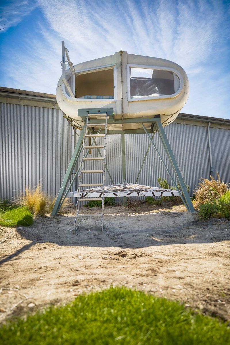 Sleeping Pod at Culture Campsite in Rotterdam