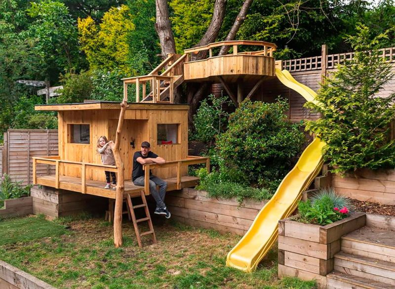 Watford Dad Builds Amazing Garden Treehouse For His Daughters