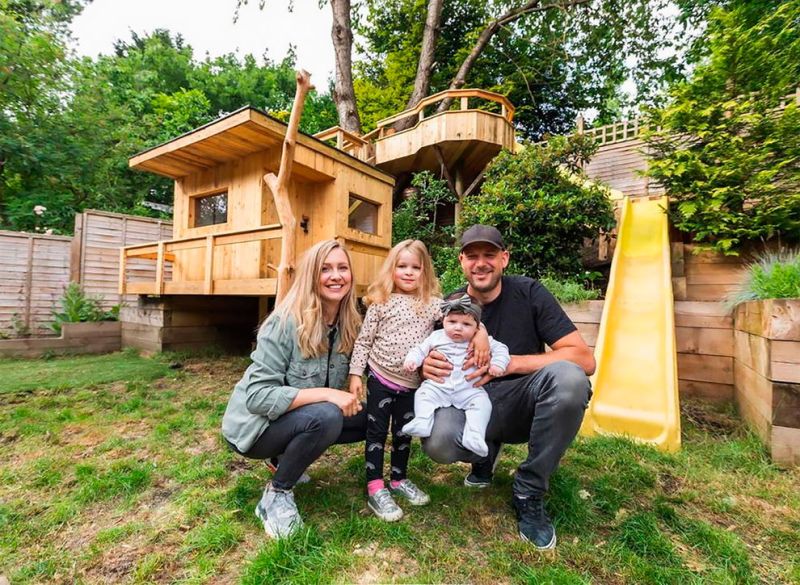 Watford Dad Builds Amazing Garden Treehouse For His Daughters