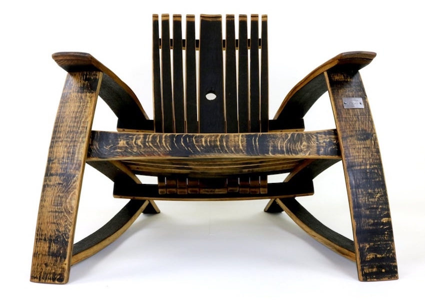 Bourbon Barrel Adirondack Chair Gives New Life To Wooden Casks Bourbon Barrel Adirondack Chair Gives, Bourbon Barrel Chair Plans