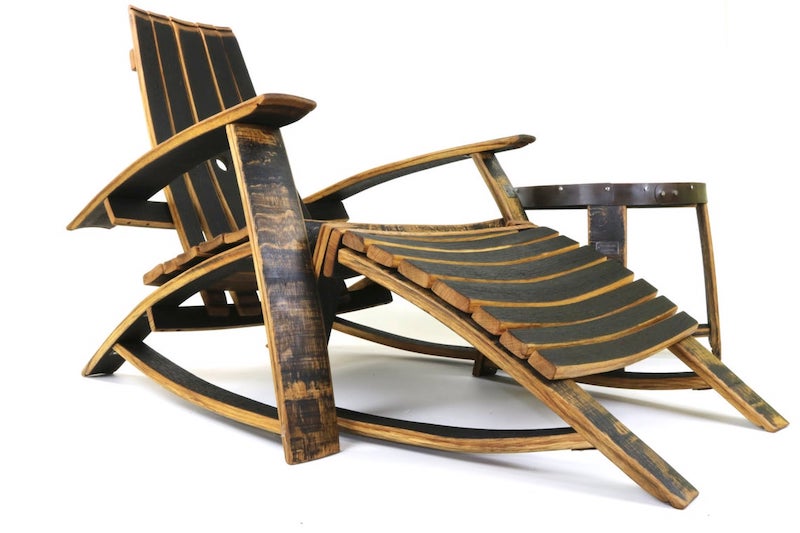 Bourbon Barrel Adirondack Chair by Hungarian Workshop