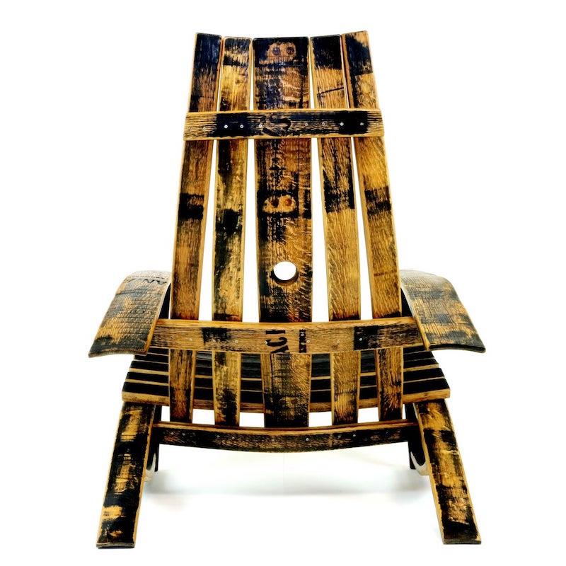 Bourbon Barrel Adirondack Chair by Hungarian Workshop