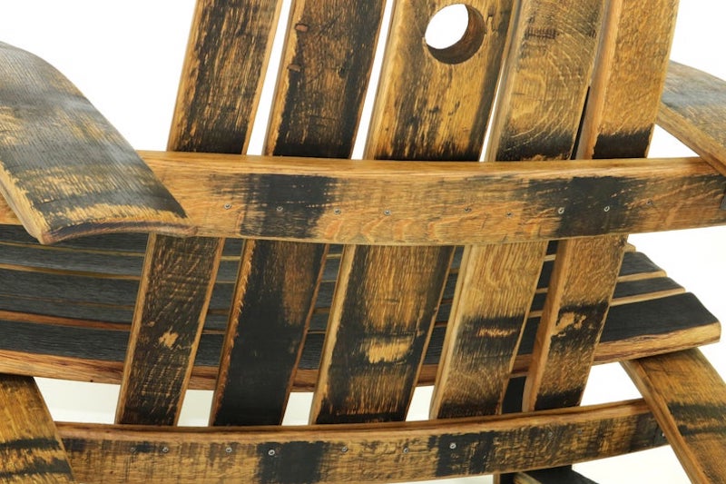 Bourbon Barrel Adirondack Chair by Hungarian Workshop