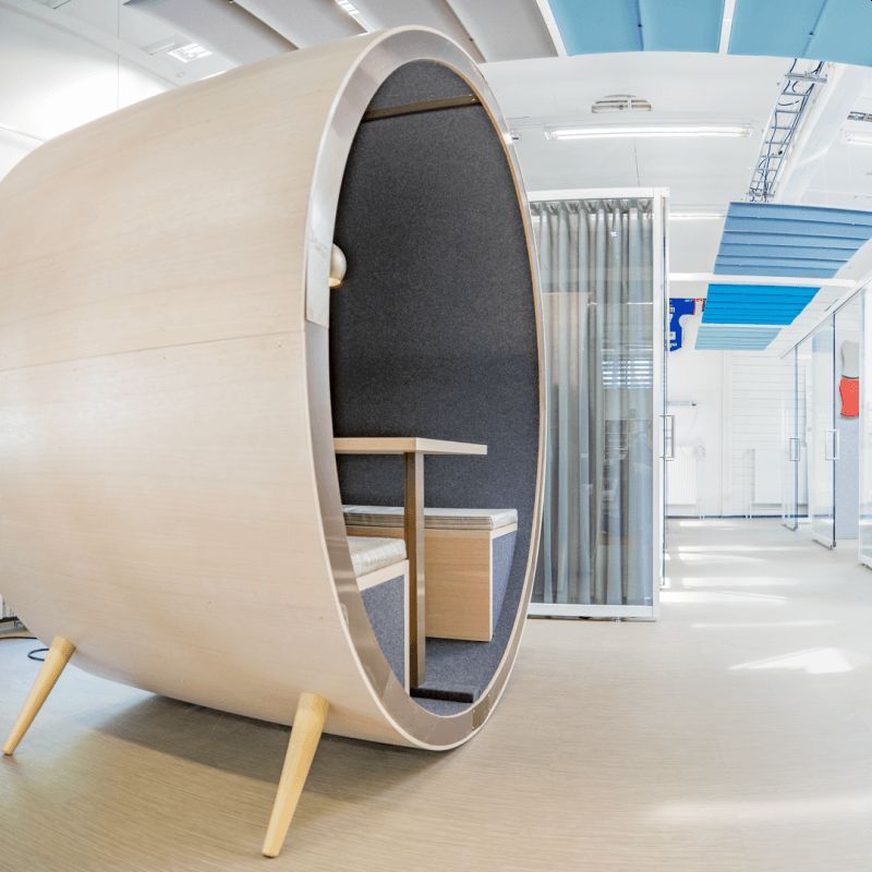 This Office Meeting Pod is Perfect for 1-4 People