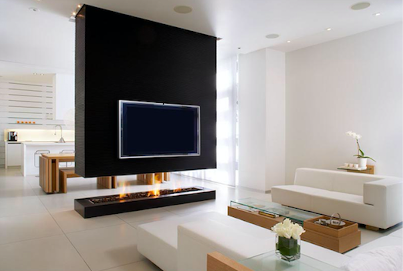 room-divider-with-fireplace-recessed-television-by-Cecconi Simone