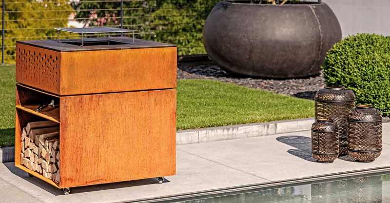 Attika QU Outdoor Fireplace