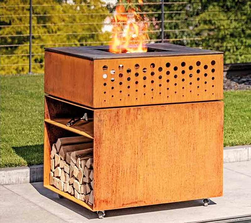 Attika QU Outdoor Fireplace