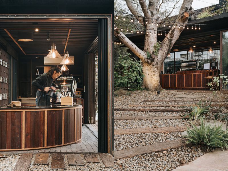 HOH Café in Zhubei City, Taiwan is Made of Shipping Containers 