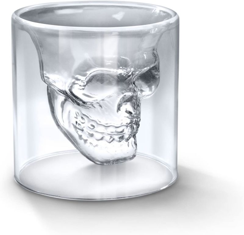 Impress Your Friends with This Unique Skull Shot Glass 