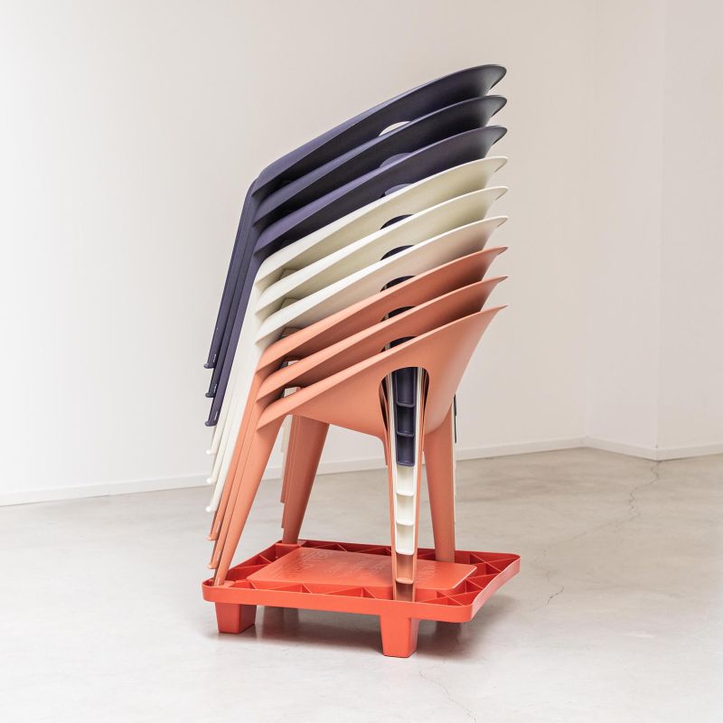 Konstantin Grcic and Magis Creates Bell Chairs using Recycled Polypropylene 