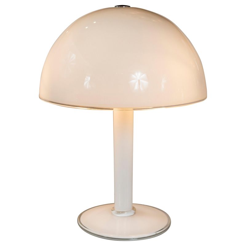 Mid Century Murano Dome-Shaped Table Lamp 