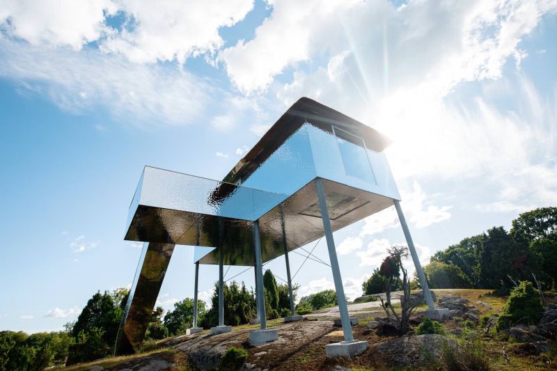 SynVillan Mirror Cabin is Newest Addition at Eriksberg Nature Reserve