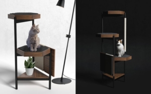 Zulo Mx Wood & Steel Cat Towers Won’t Wobble