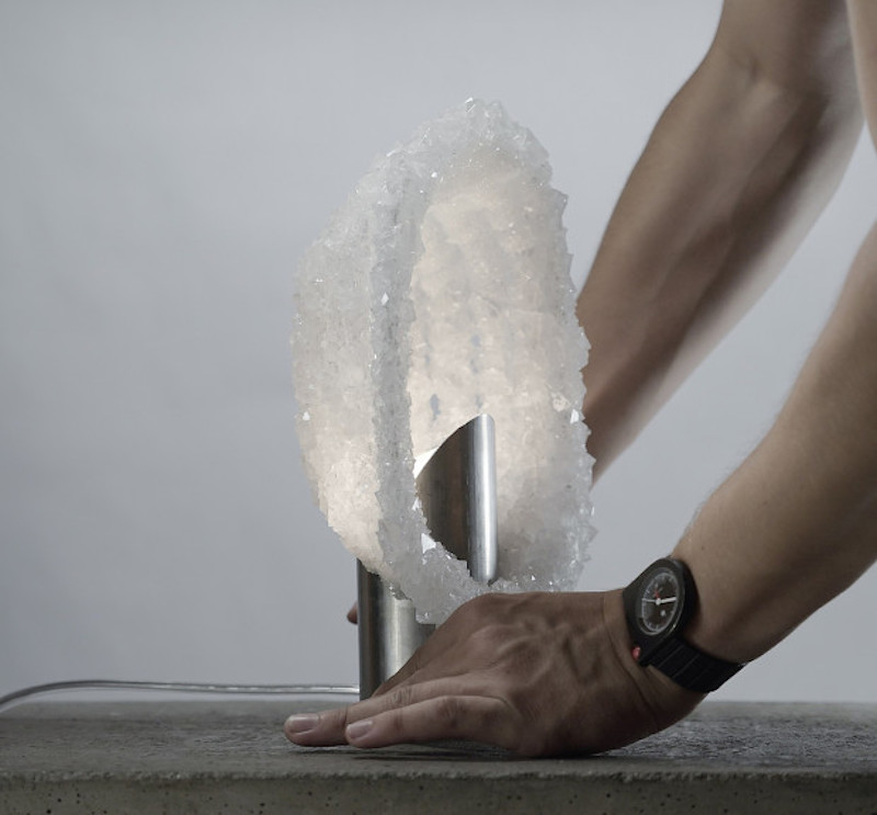 Alumina Salt Lamp by Thomas Carlier