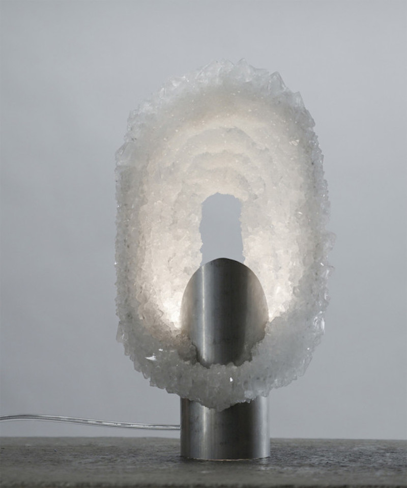 Alumina Salt Lamp by Thomas Carlier