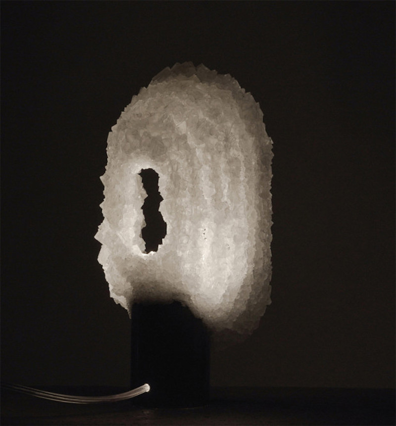 Alumina Salt Lamp by Thomas Carlier