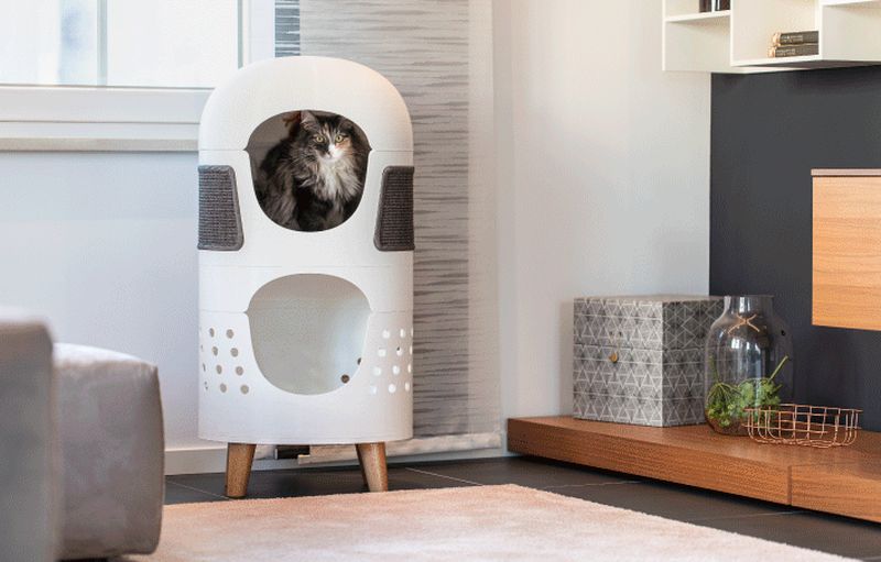 Catrub ONE is Modular Multifunctional Cat Furniture