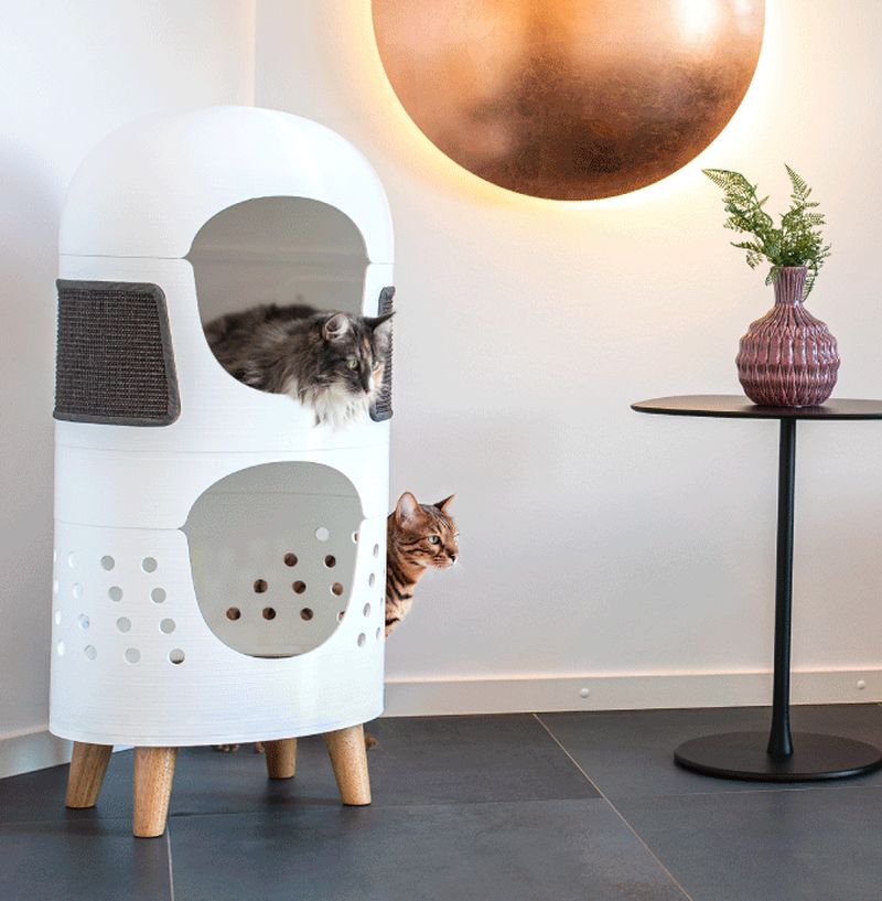 Catrub ONE is Modular Multifunctional Cat Furniture