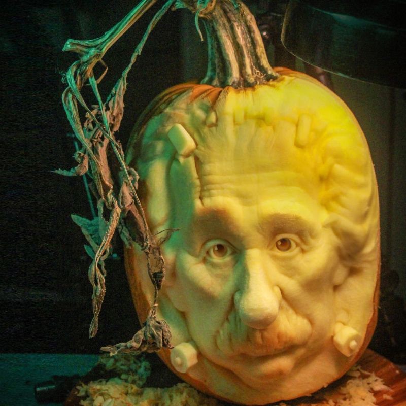 Dr. Frank Einstein pumpkin carving idea