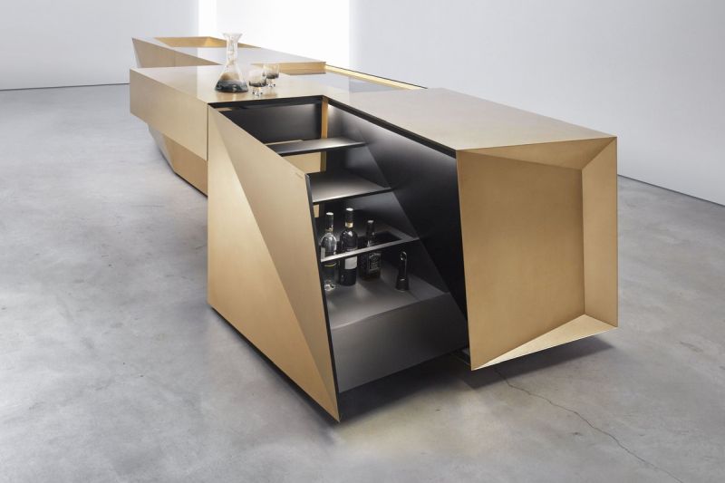 FOLD Kitchen Island by STEININGER Makes Huge Statement