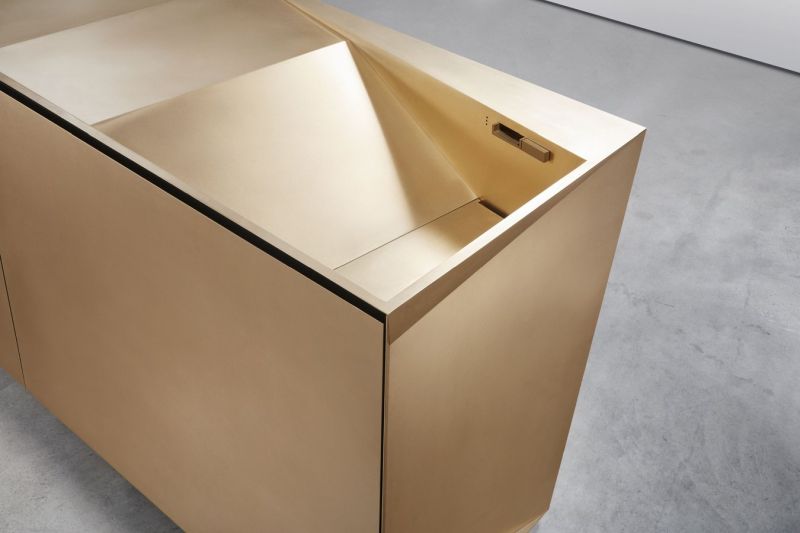 FOLD Kitchen Island by STEININGER Makes Huge Statement