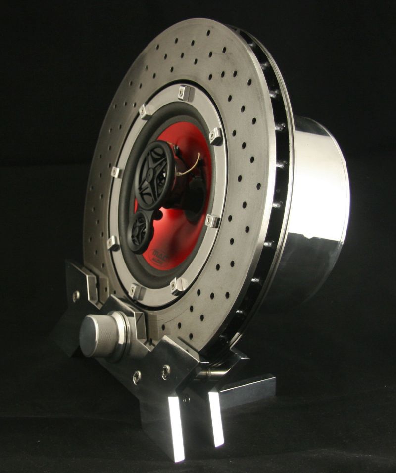 Designer Turns Ferrari F430 Brake Disc into Bluetooth Speaker