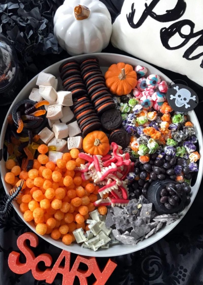 Eerie Charcuterie Board Halloween Grazing Board 