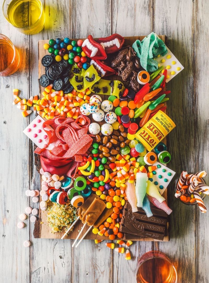 Candy Cheer Halloween Grazing Boards