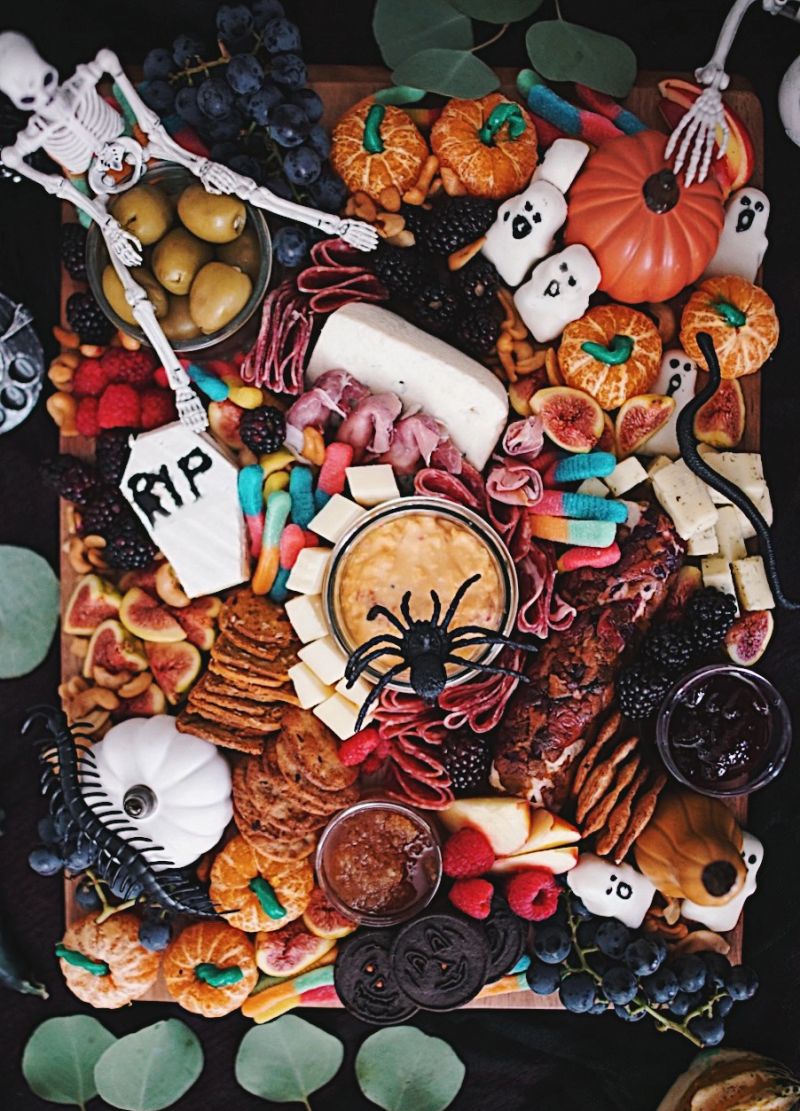 Eerie Charcuterie Board Halloween Grazing Board 