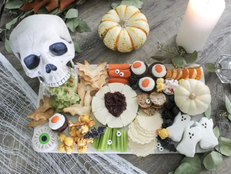 Bone-y Fun Platter Halloween Grazing Board