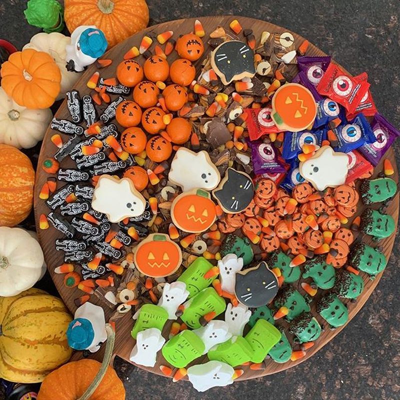 Candy Cheer Halloween Grazing Boards