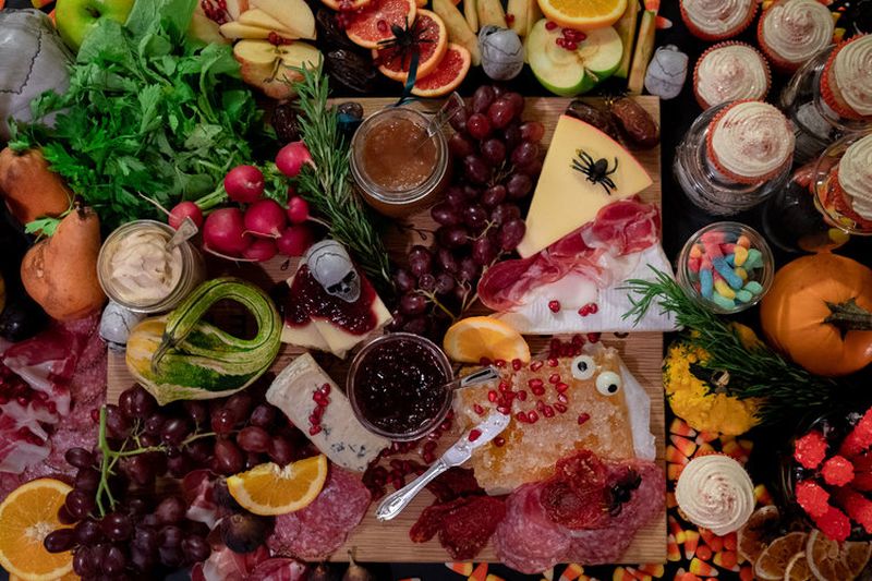 fruity Halloween Grazing Boards 