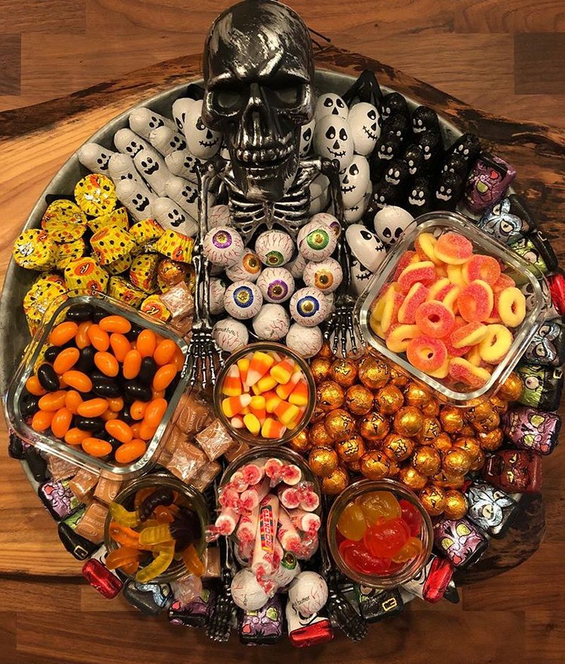 Candy Cheer Halloween Grazing Boards