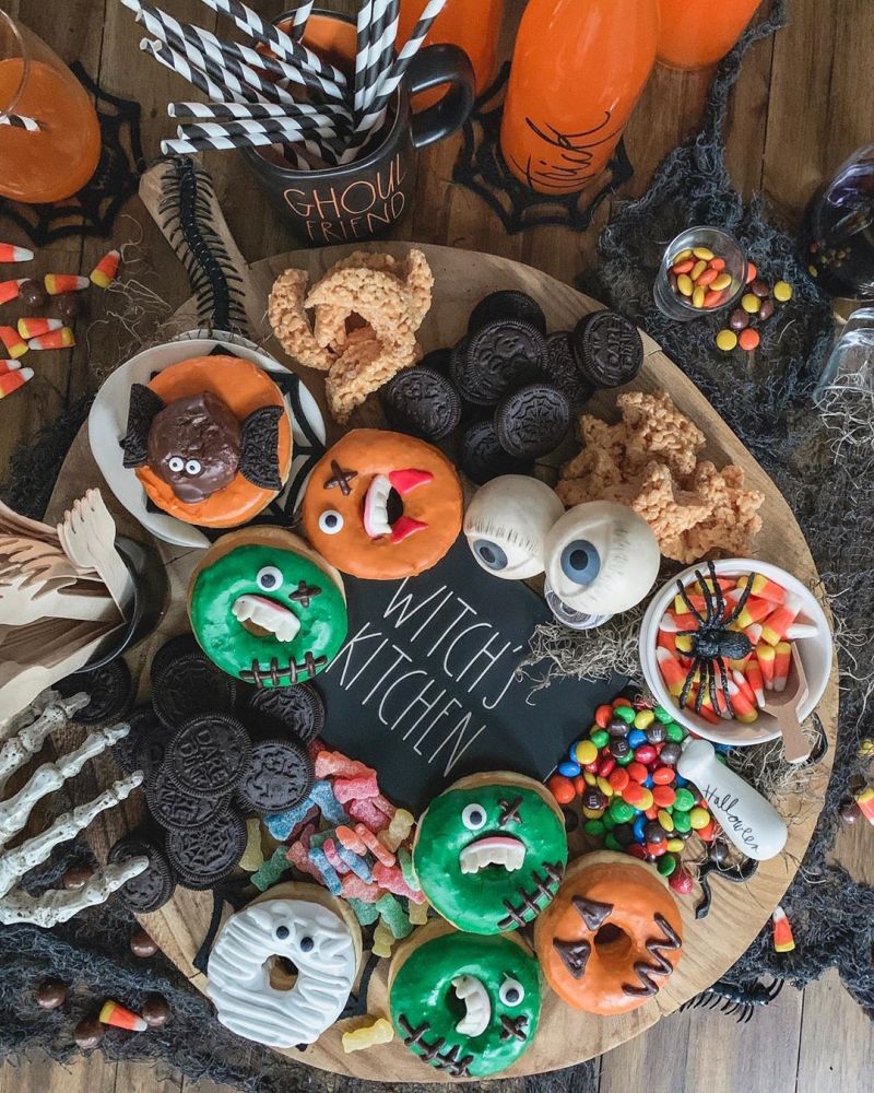 cookie spread Halloween Grazing Boards 