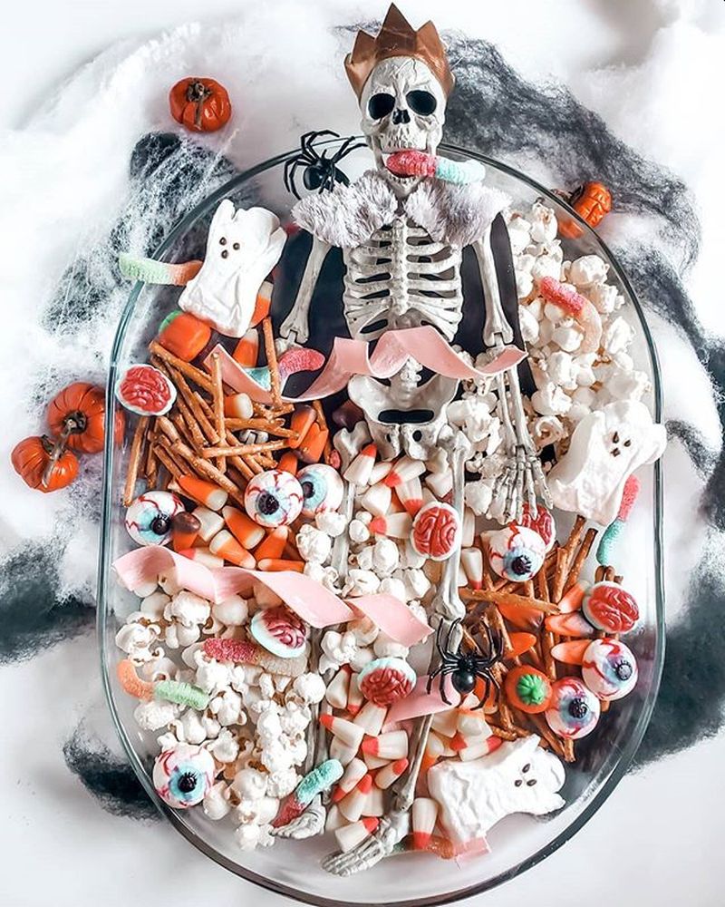 Bone-y Fun Platter Halloween Grazing Board