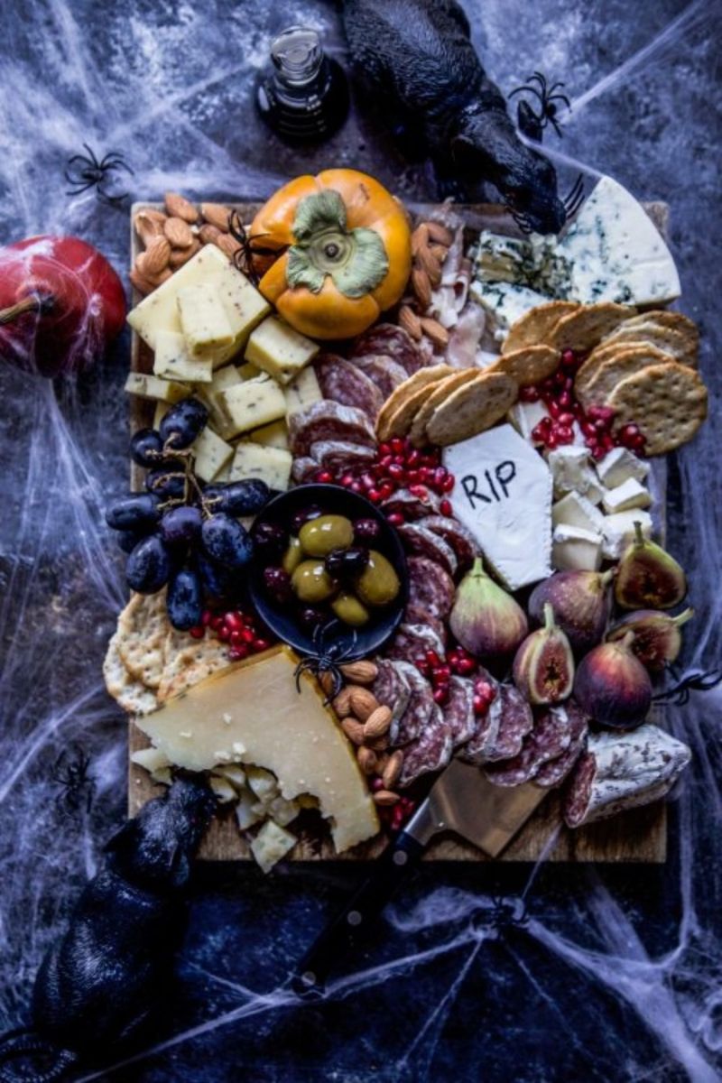 Eerie Charcuterie Board Halloween Grazing Board 