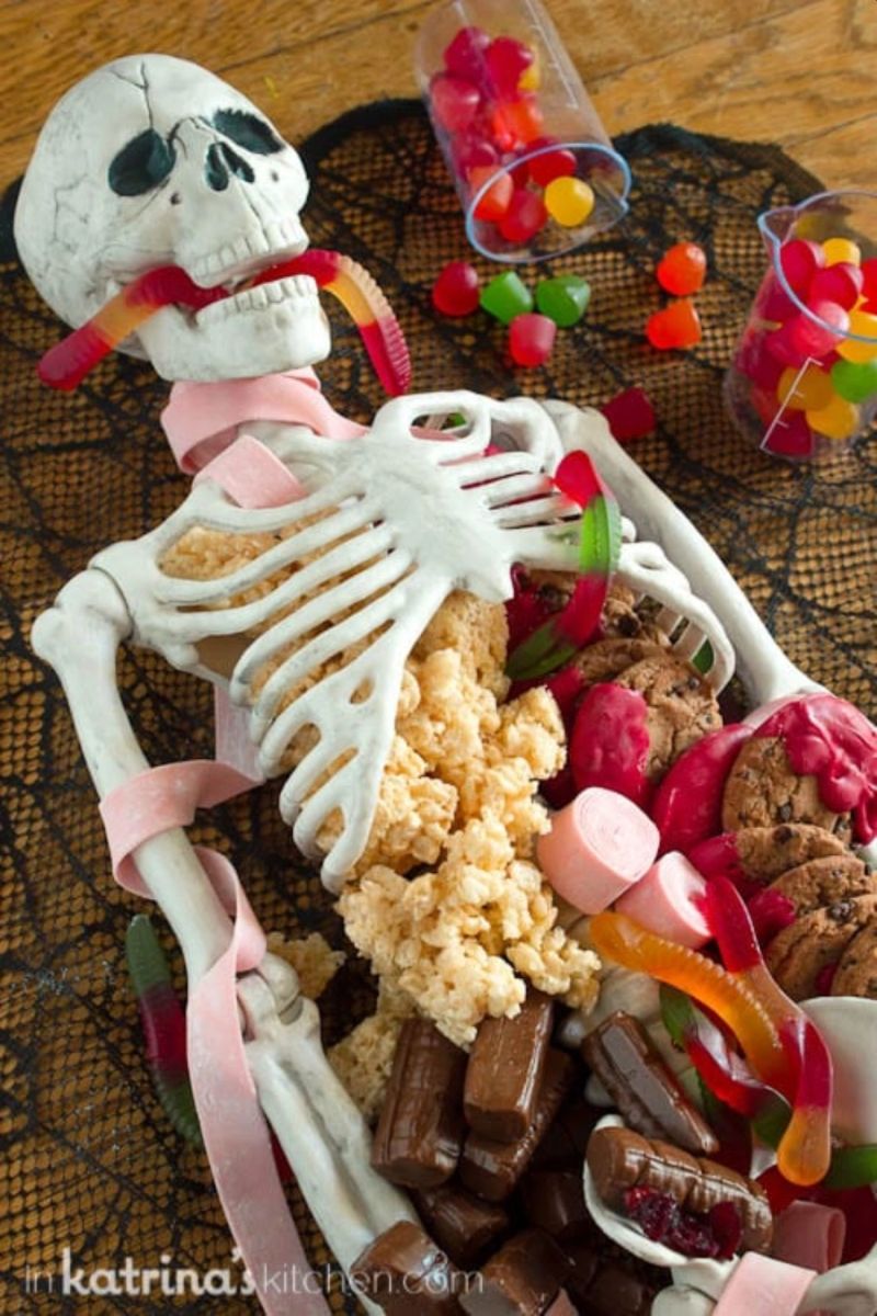 Bone-y Fun Platter Halloween Grazing Board