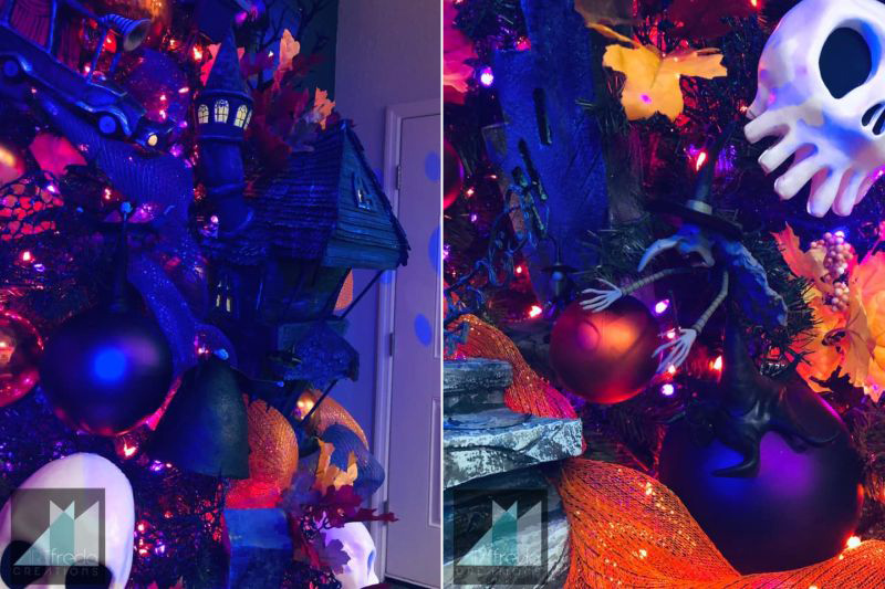 Alfredo Majuri’s Halloween Town Tree Embodies Creativity at Its Best