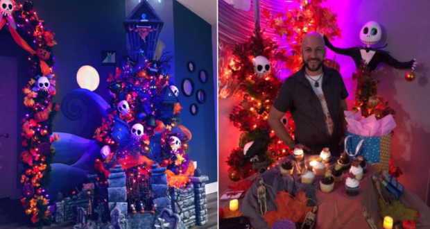 Alfredo Majuri’s Halloween Town Tree Embodies Creativity at Its Best