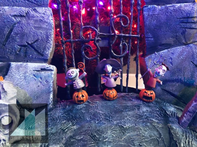 Lock, Shock and Barrel in Halloween Town