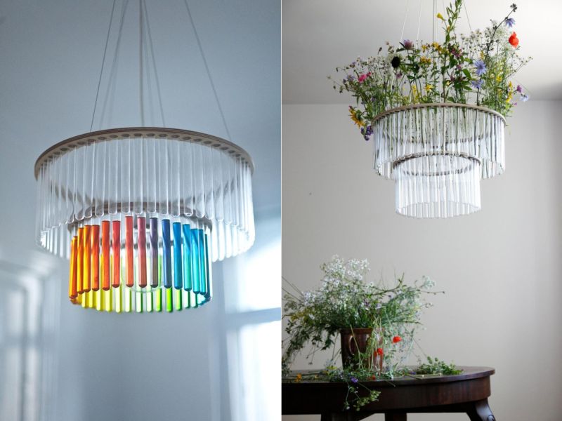 Test Tube Chandelier